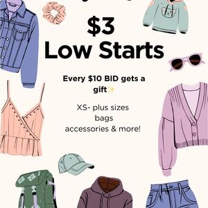 $3 Low Start Show!✨